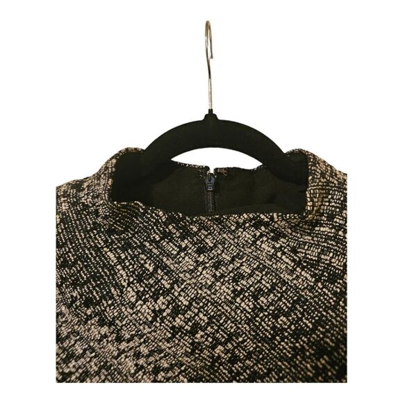 BANANA REPUBLIC Black and White Sleeveless Tweed Dress - Size 4 NWT - Picture 5 of 10